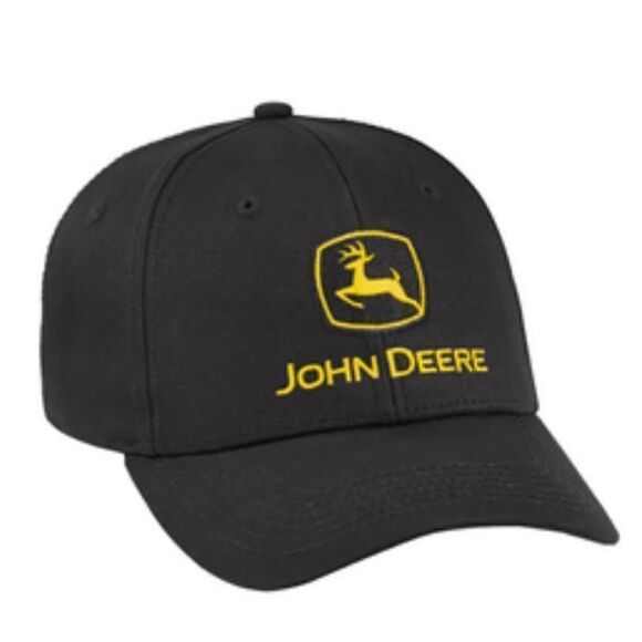 John Deere Embroidered Snap Back Hat - Picture 1 of 8